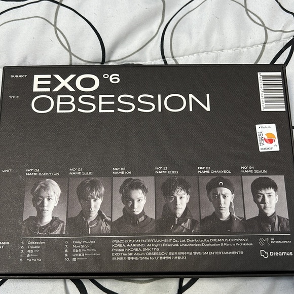 EXO-Obsession CD - Picture 3 of 3